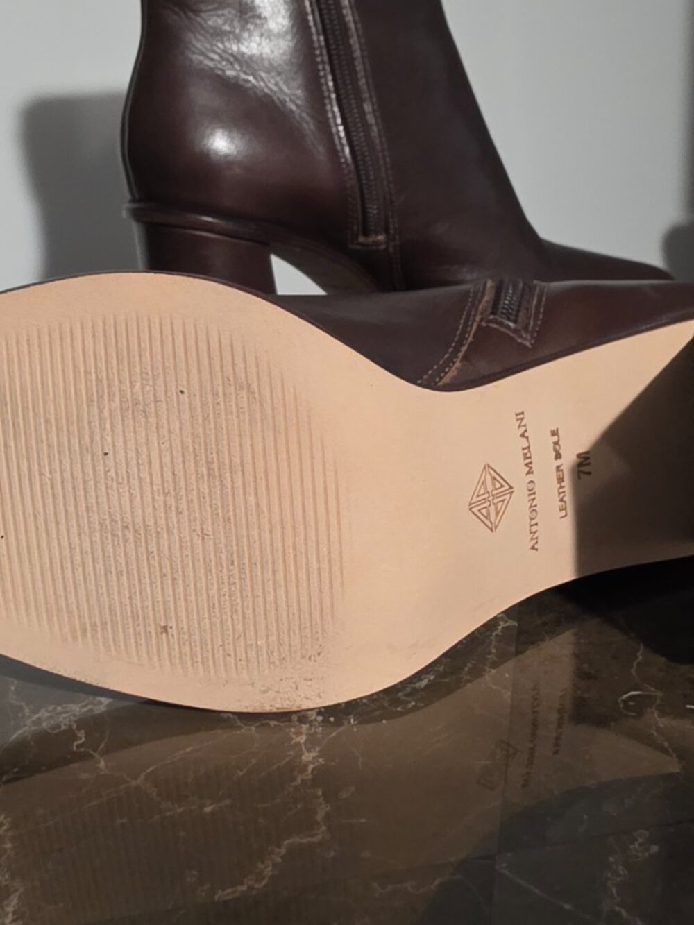 Antonio Melani dark brown ankle boots - Picture 8 of 8